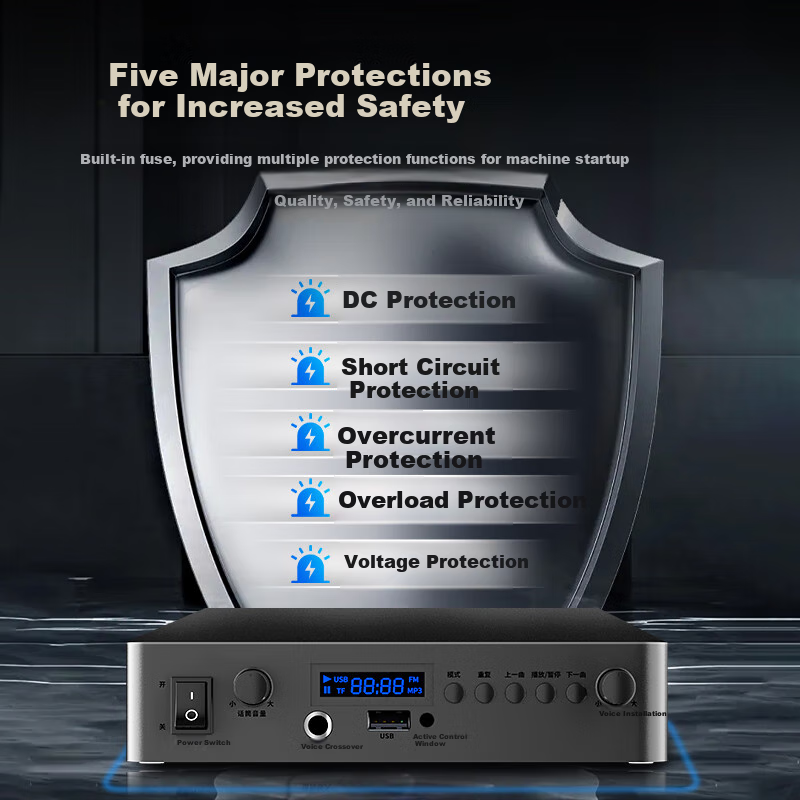 SAST (SAST) SU-100 High Power Bluetooth Constant Pressure Power Amplifier Mini P...