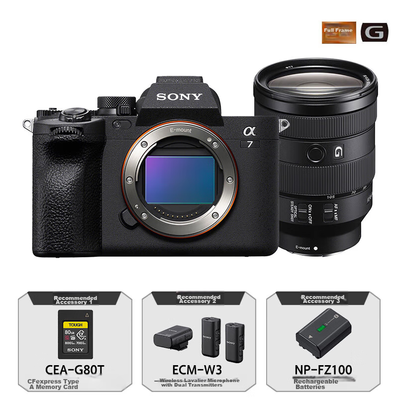 Sony Alpha 7 IV Full-Frame Mirrorless Camera, Creative Appearance Filter + SEL24...