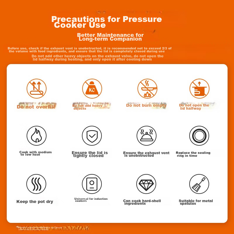 SUPOR 304 Stainless Steel 4.0L Pressure Cooker 20cm [Suitable for 2-4 People] Qu...