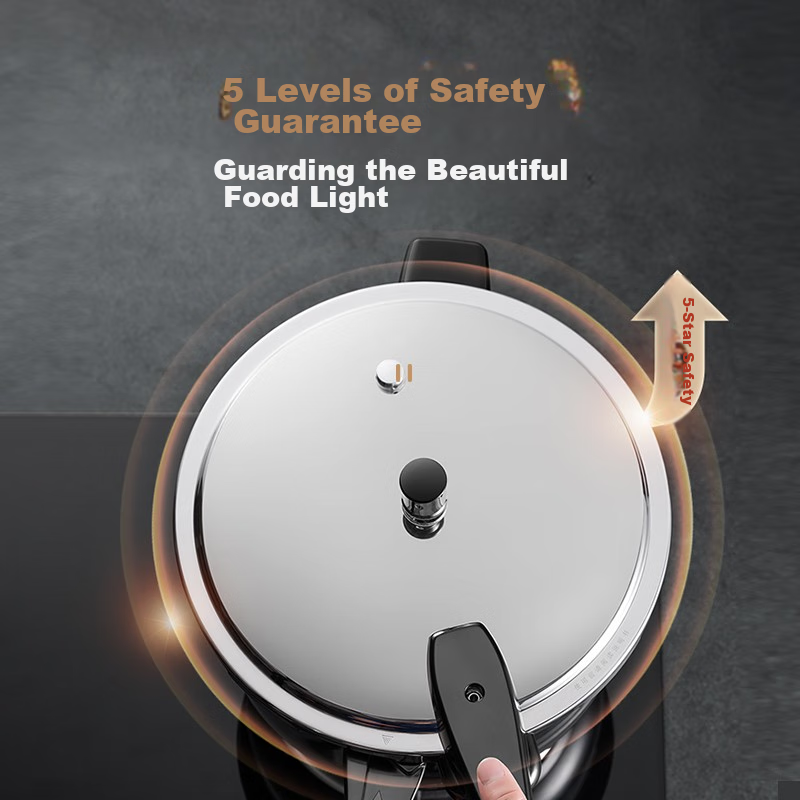 SUPOR 304 Stainless Steel 4.0L Pressure Cooker 20cm [Suitable for 2-4 People] Qu...