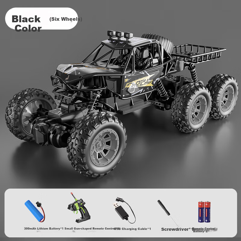 Starry Sky Premium Children's Toy Boy RC Remote Control Off-road Six-wheel Alloy...