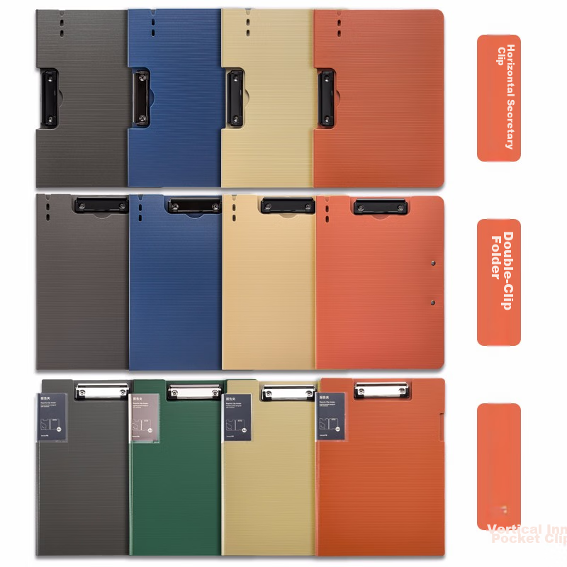 Tianse A4 File Folder, Vertical Folding Board, Thickened Foam PP Conference Fold...