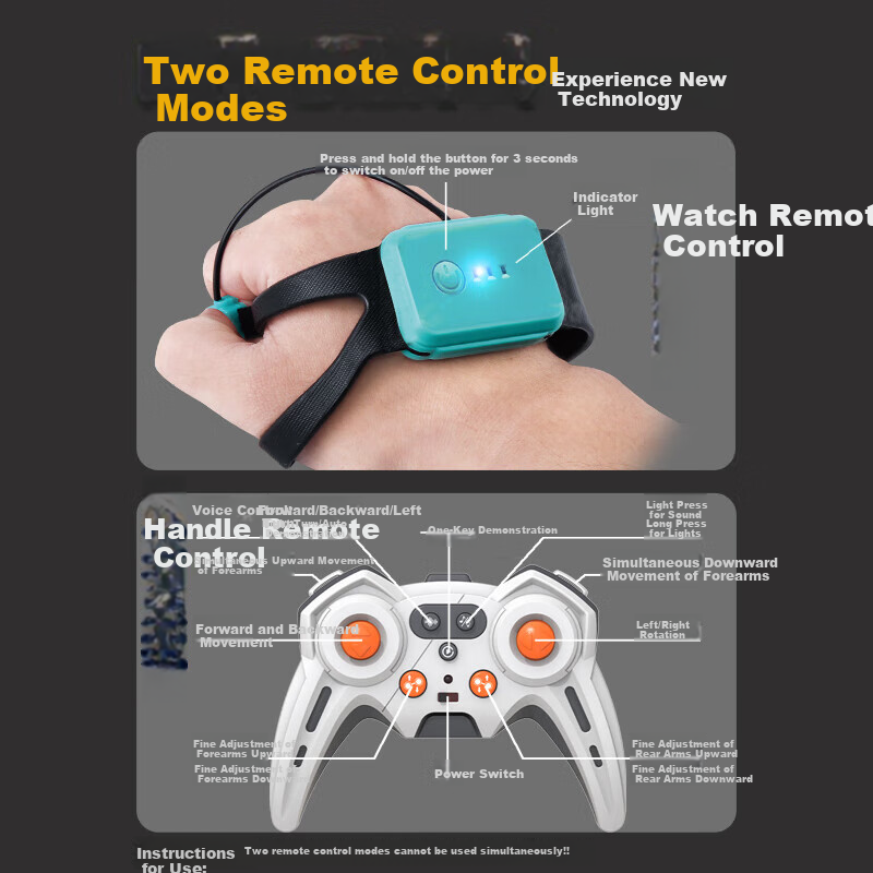 Taotao Tiancai Toy, Boys' Remote Control Car, Robot Dog, Transforming Robot, Bir...