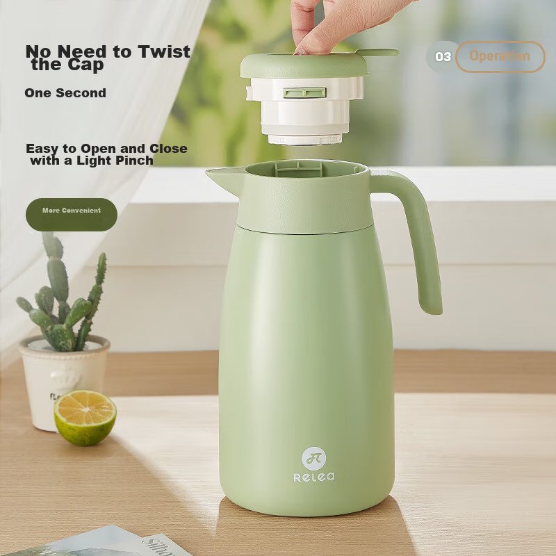 Wusheng Insulated Bottle with 316 Stainless Steel Inner Liner, Large Capacity, f...