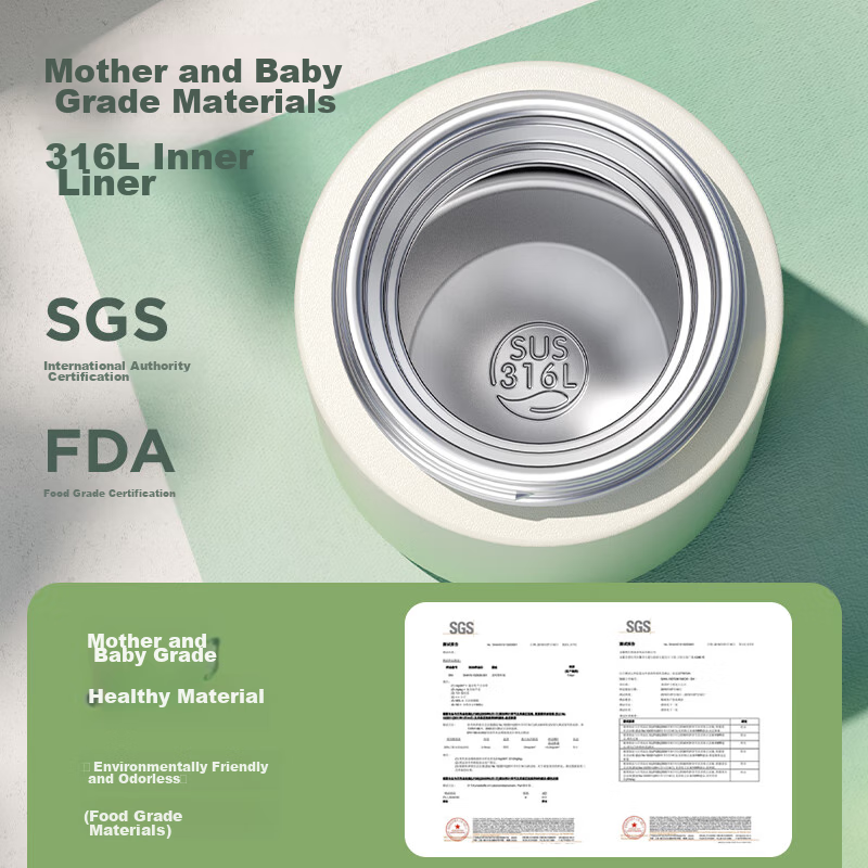 Wusheng Insulated Mug for Women with Straw, Children's Stylish Water Bottle, Lar...