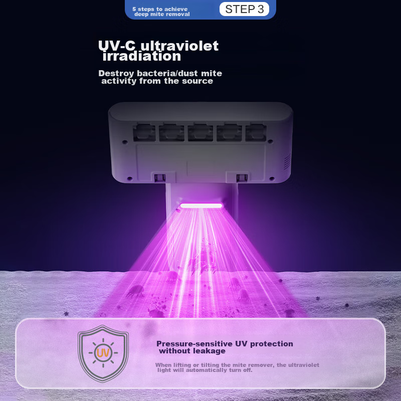 Panasonic Mite Remover for Home Use, Bed Protector, Smart Dust And Mite Sensing...