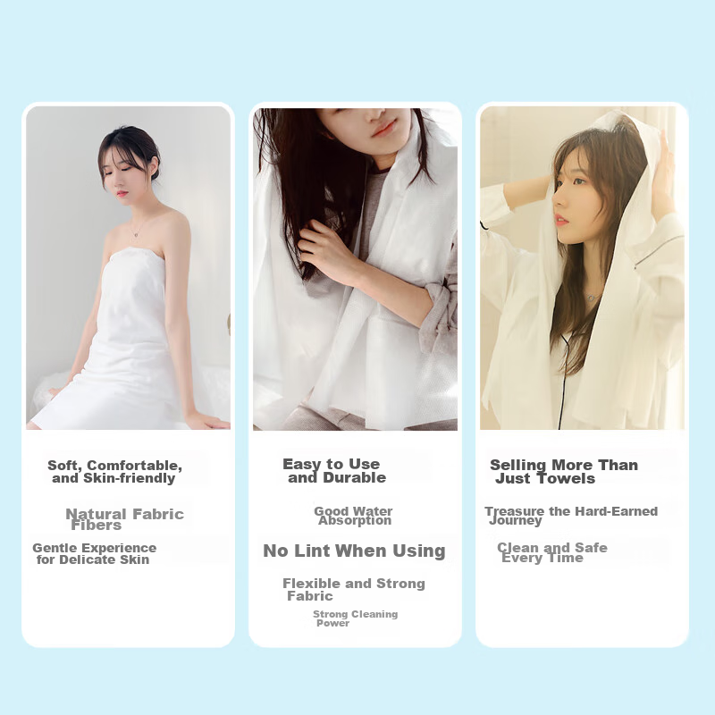 Xinqin Disposable Bath Towels, Thickened And Enlarged, Adult Bath Towels, Hotel...