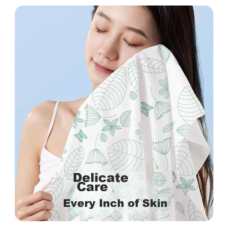 Xinqin Disposable Towels, Thickened Face Towels, Individually Wrapped, Travel-Fr...