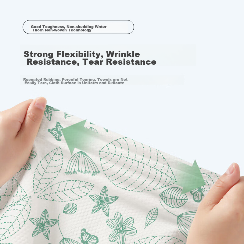 Xinqin Disposable Towels, Thickened Face Towels, Individually Wrapped, Travel-Fr...