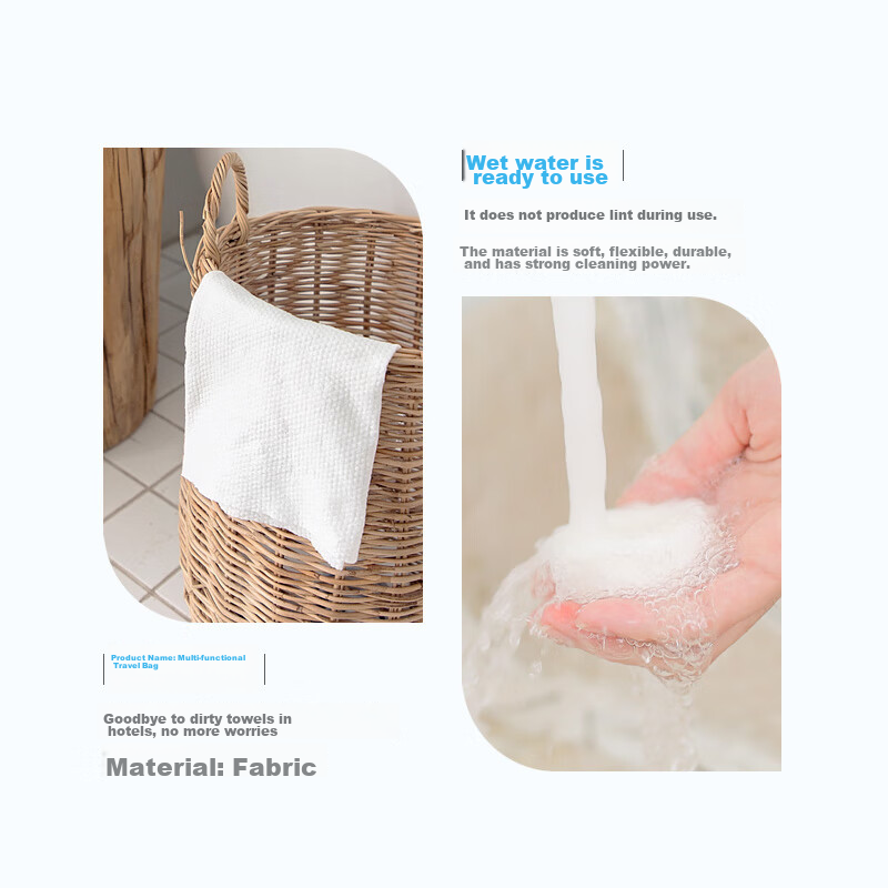 Xinqin Disposable Compressed Towel And Bath Towel Set, Thickened, Portable for T...