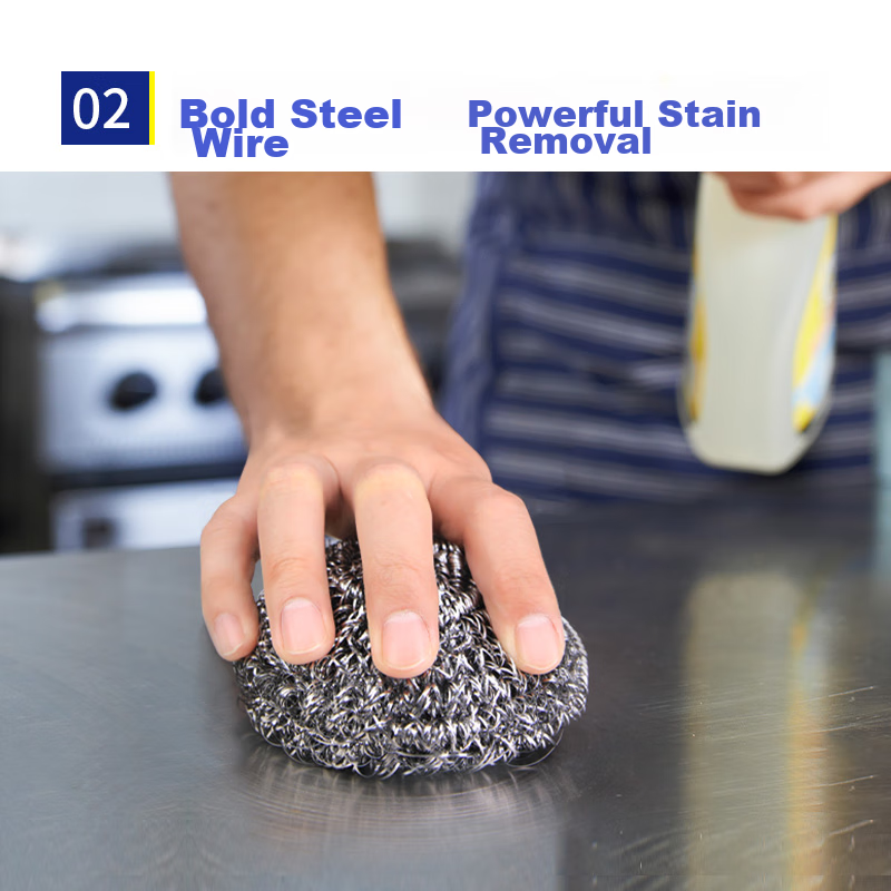 Yizhixuan Extra Large Steel Wool Scrubbers, 18 Pieces, Commercial Kitchen Dish W...