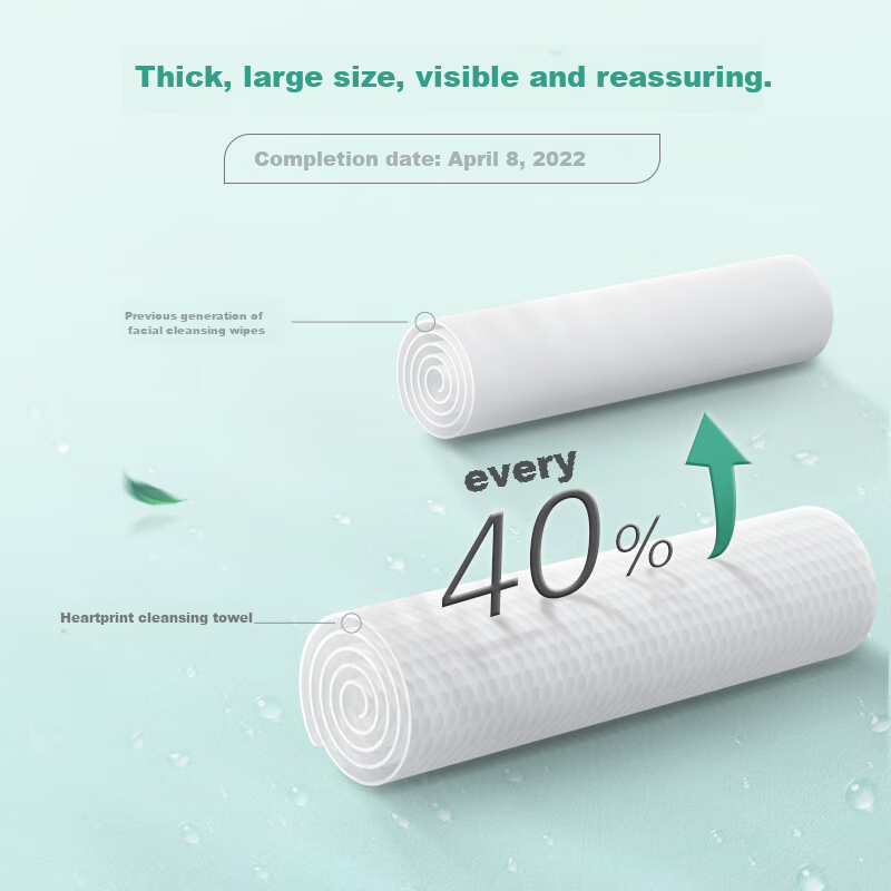 Xinxiangyin Facial Cleansing Wipes [Xiao Zhan Recommended], 60 Sheets, Wet And D...