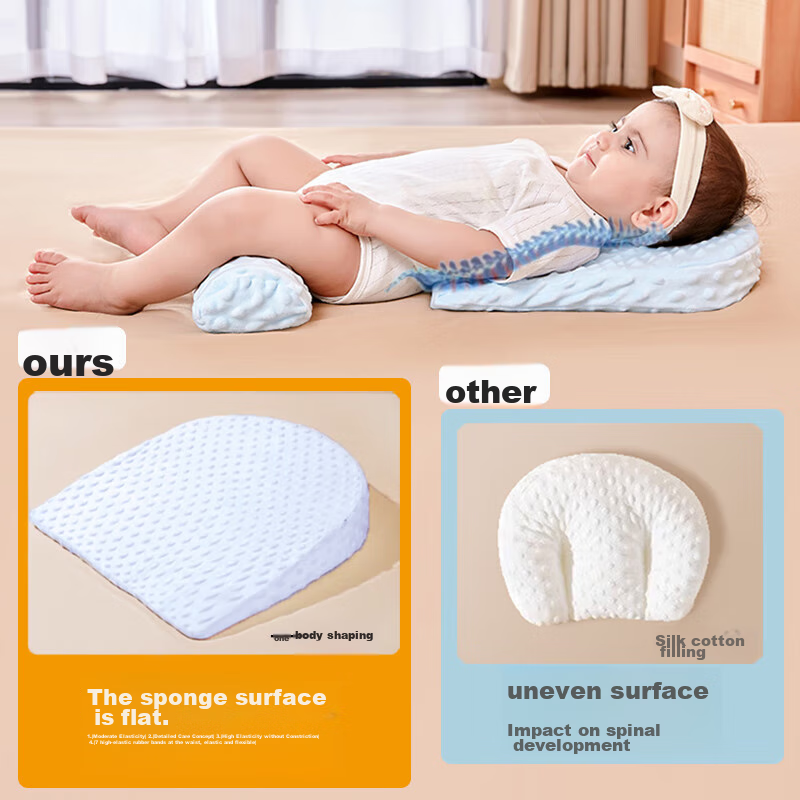 Leyunbao Baby Bedside Crib, Newborn Bionic Bed, Inclined Pillow Pad, Portable Sl...