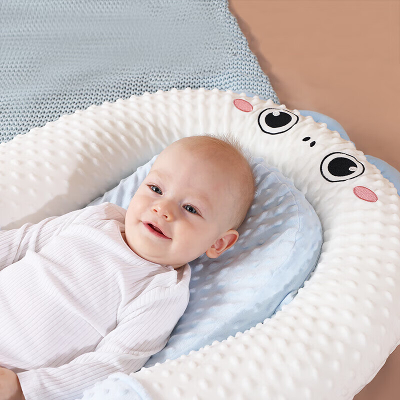 Leyunbao Baby Bedside Crib, Newborn Bionic Bed, Inclined Pillow Pad, Portable Sl...
