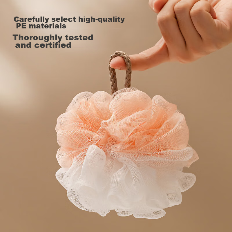 Jingzao Two-Color Bath Sponge, Extra Large Bath Loofah, Shower Scrubber, Bathing...