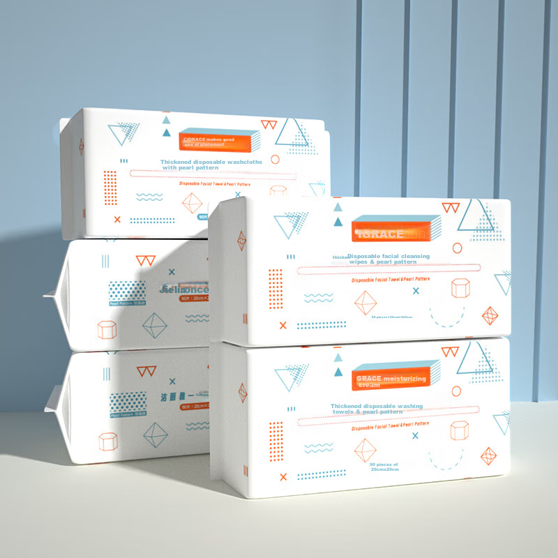 Grace Facial Cleansing Wipes, 90 Sheets * 3 Packs, Wet And Dry Use, Face Cleanin...