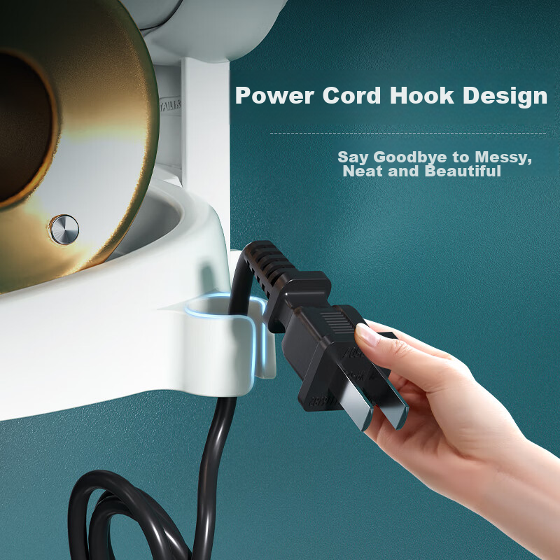 Jingzao Hair Dryer Holder, No-Drill Suction Cup Stand, Hair Dryer Storage Rack w...