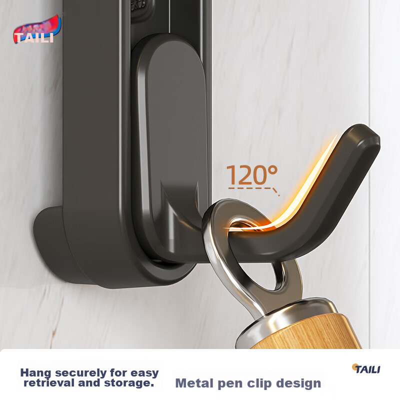 Taili Hook Kitchen Storage Rack, No Drilling Required, Strong Vacuum Adhesive Ho...