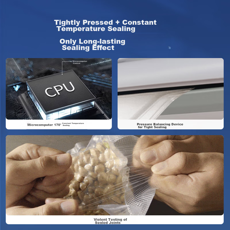 Jingzao Vacuum Sealer, Fully Automatic Vacuum Packaging Machine, Powerful Sealer...