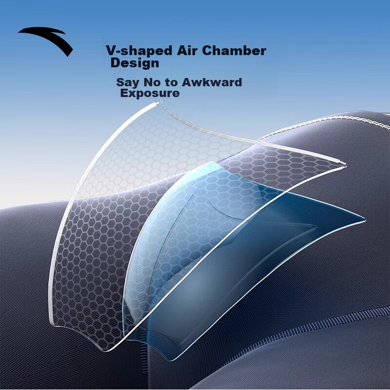 ANTA Men's Swimming Trunks, Quick-Dry Racing Swim Shorts Set, Anti-Embarrassment...