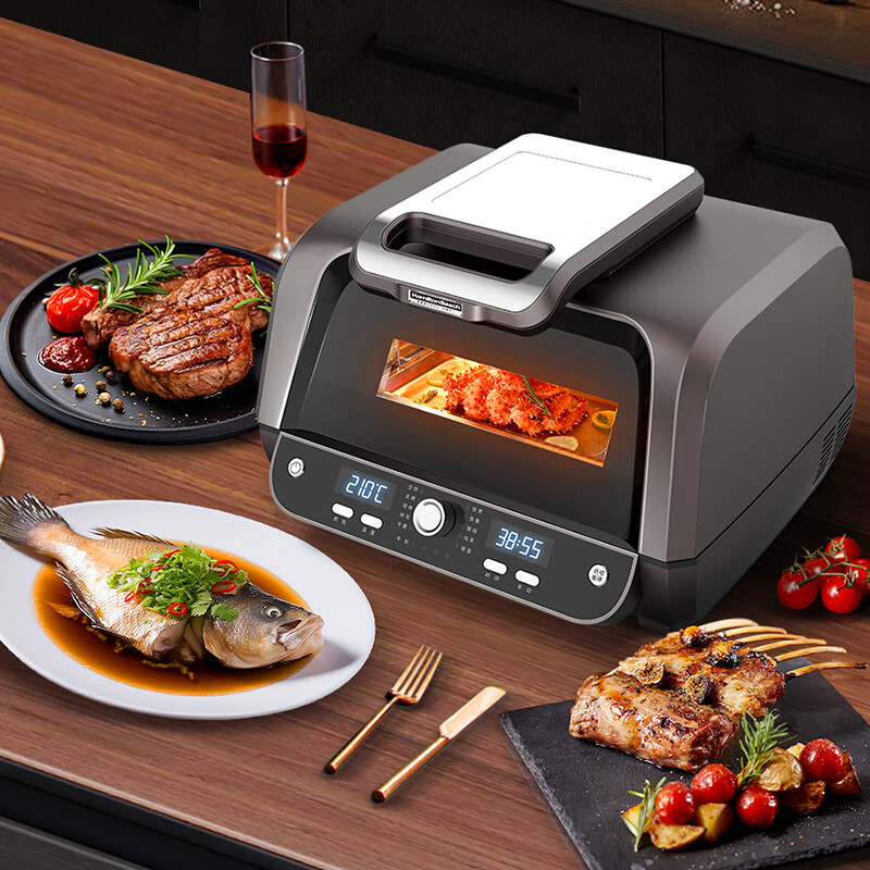 Hamilton Beach 3-in-1 Electric Indoor Grill + Griddle, 8-Serving, Reversible Non...