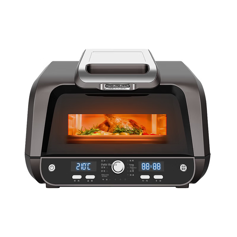 Hamilton Beach 3-in-1 Electric Indoor Grill + Griddle, 8-Serving, Reversible Non...