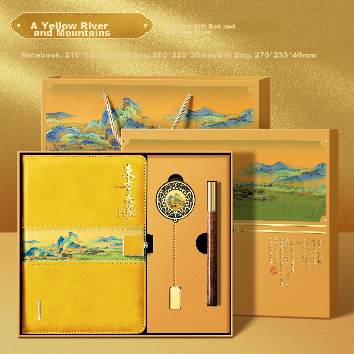 Weiyi Notebook Gift Box Set, Teacher's Gift, Exquisite And High-End, Practical,...