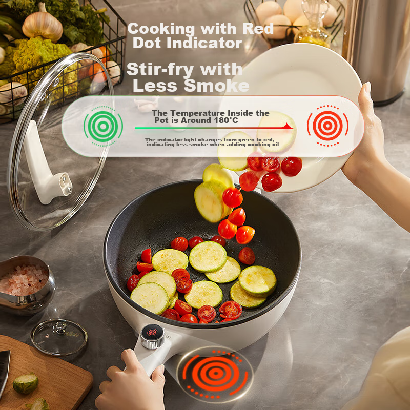 SUPOR Electric Wok, Electric Cooker, Electric Hot Pot, Electric Steamer, Multi-F...