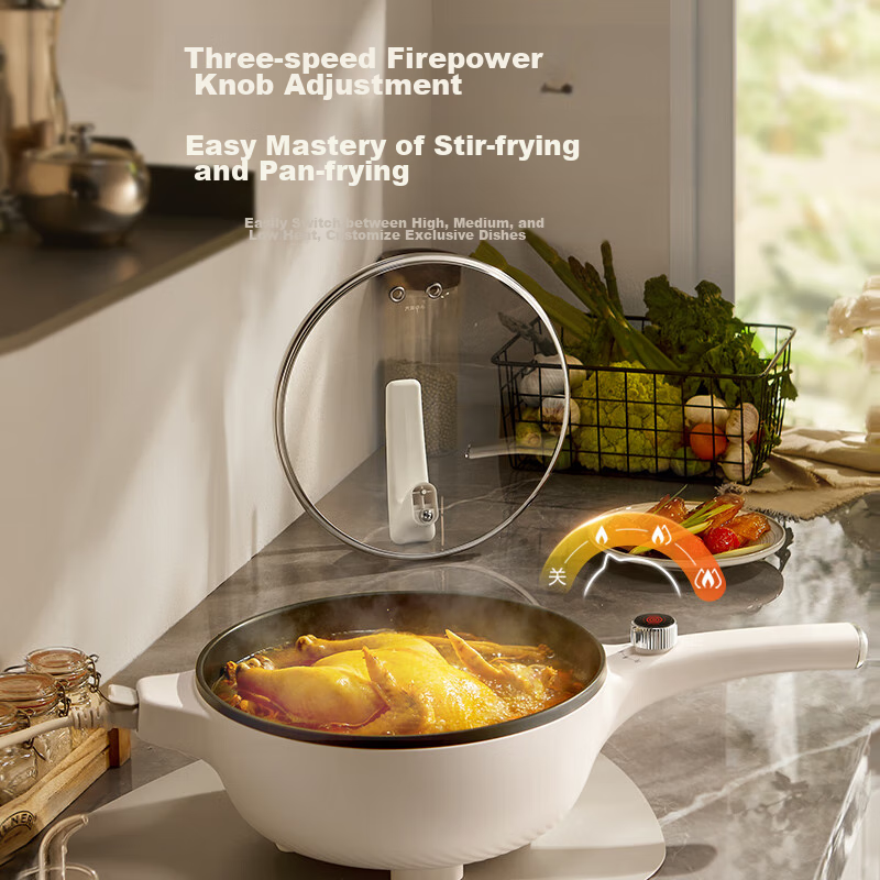 SUPOR Electric Wok, Electric Cooker, Electric Hot Pot, Electric Steamer, Multi-F...