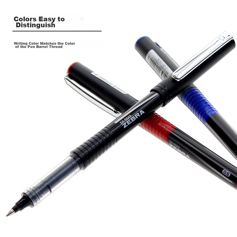 ZEBRA Silver Snake Direct Liquid Gel Pen, 0.5mm Bullet Tip, Pull-Off Cap, Neutra...