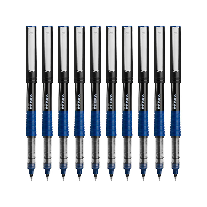 ZEBRA Silver Snake Direct Liquid Gel Pen, 0.5mm Bullet Tip, Pull-Off Cap, Neutra...