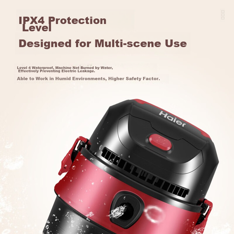 Haier Vacuum Cleaner, Dry And Wet Blowing, Three-In High-Power Barrel-Type House...