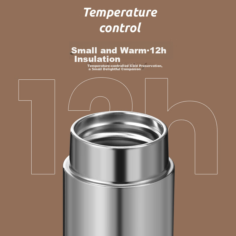 Xidomi Mini Insulated Cup, Ladies' High-Value Portable Pocket 316 Stainless Stee...