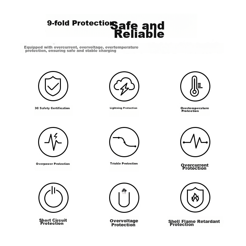 Lulian 5V1A/2A Charging Head, USB Charger Socket, Suitable for Watches, IPhone 1...