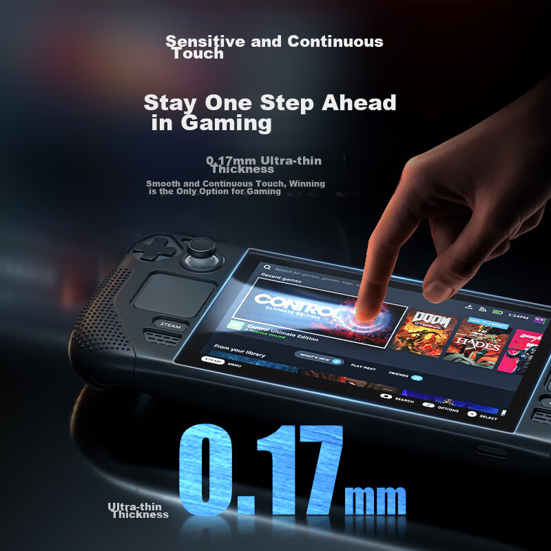 BIAZE Steam Deck Protective Film Screen AR Anti-Reflective Film, Steam Deck Hand...