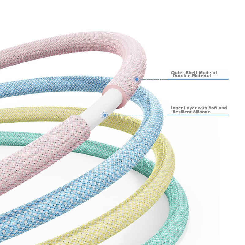 Biaze PD20W Braided Fast Charging Cable for Apple, Compatible with IPhone 14/13/...