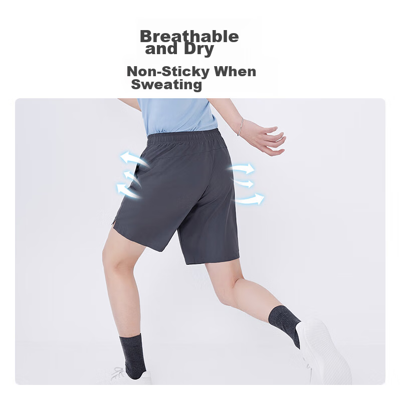 Jingzao Men's Shorts, Summer Running Sports Shorts, Moisture-Wicking Five-Point...