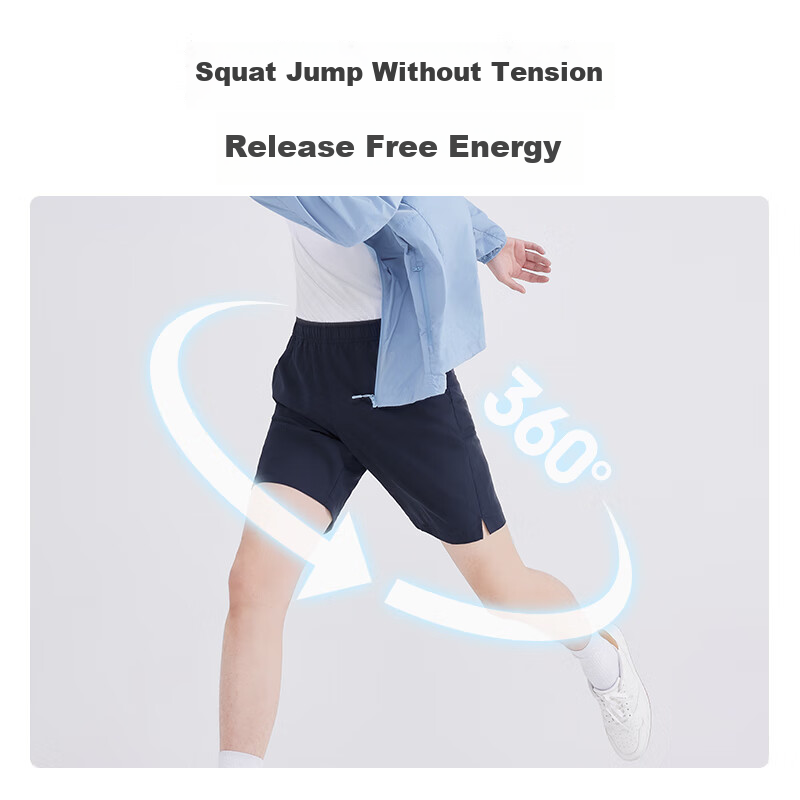 Jingzao Men's Shorts, Summer Running Sports Shorts, Moisture-Wicking Five-Point...