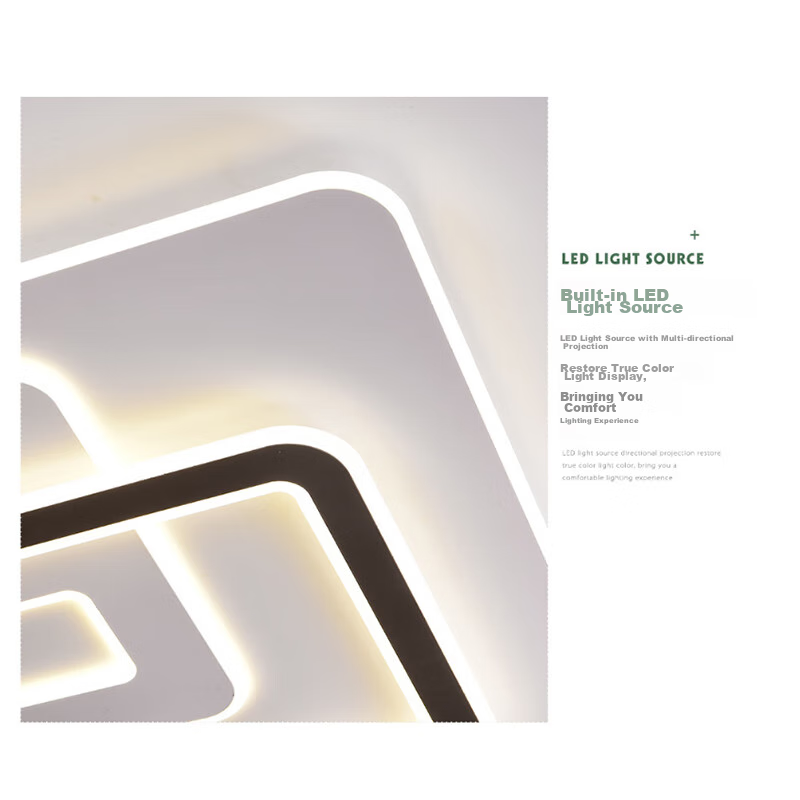 HD Full Spectrum AI Voice-Controlled Smart Ceiling Light, LED Eye-Protection Mij...