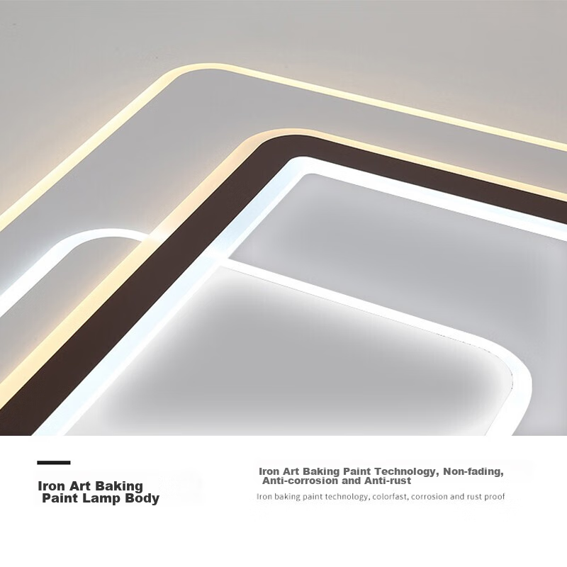 HD Full Spectrum AI Voice-Controlled Smart Ceiling Light, LED Eye-Protection Mij...