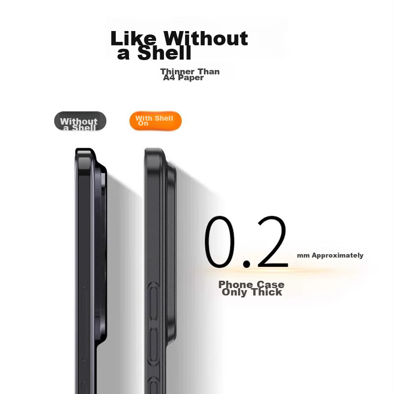 EDDGA Phone Case for Xiaomi 13 Pro, Ultra-Thin Frosted Semi-Transparent Full Len...