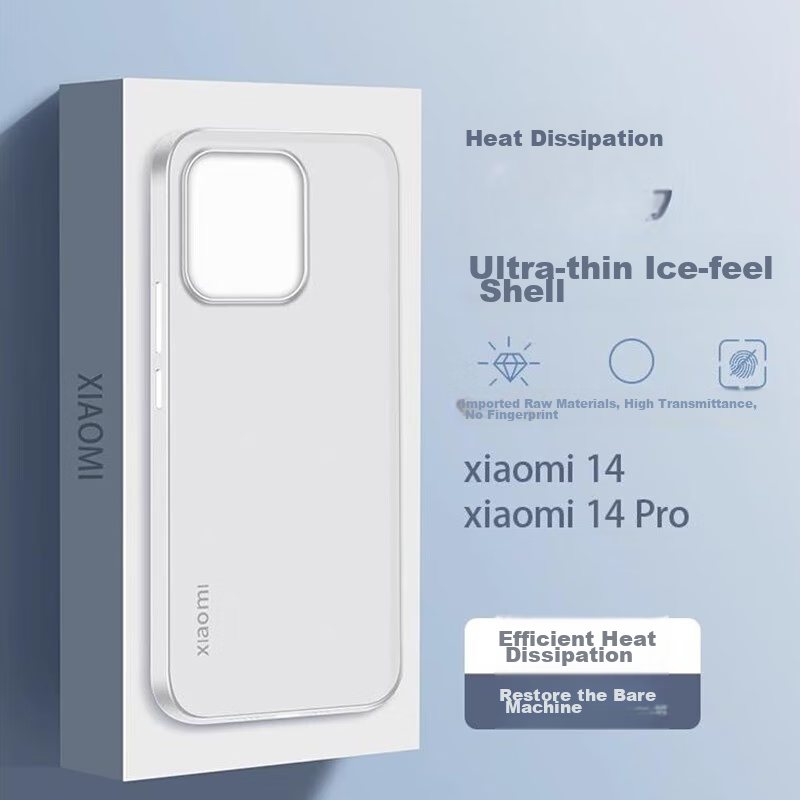 EDDGA Phone Case for Xiaomi 13 Pro, Ultra-Thin Frosted Semi-Transparent Full Len...