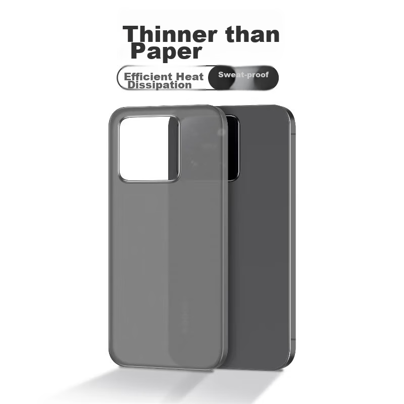 EDDGA Phone Case for Xiaomi 13 Pro, Ultra-Thin Frosted Semi-Transparent Full Len...