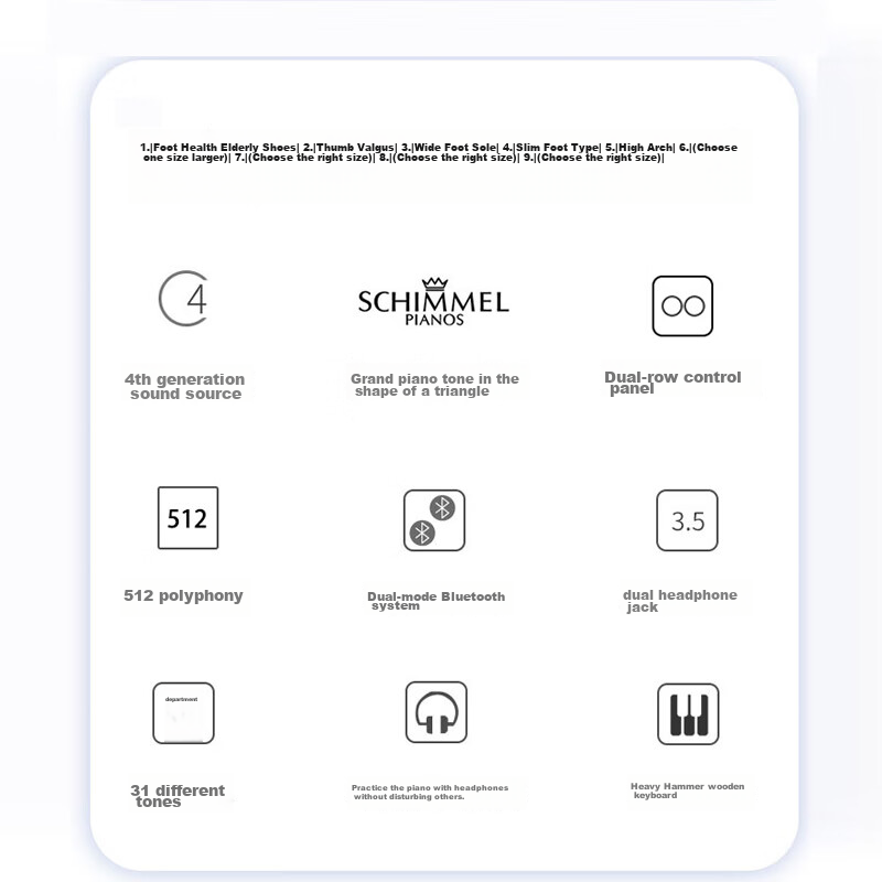 Aisensan Zhujiang Piano, 88-Key Weighted Digital Piano, for Adults And Children,...