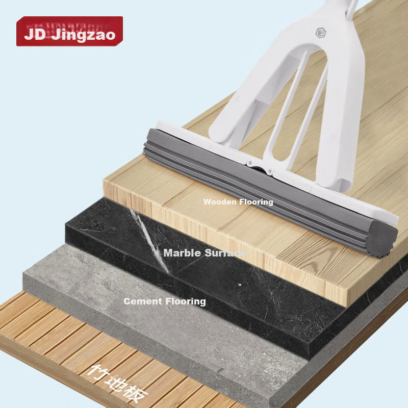 Jingzao 38cm Sponge Mop Head Replacement Pack, 2 Pieces (Compatible Only with JD...