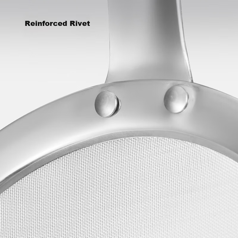 Jingzao Stainless Steel Strainer Spoon, Household Sieve for Flour, Oil Skimmer,...