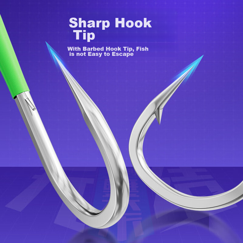 Xiaofengxian Barbed Double Hook Fishing Bait for Silver Carp And Bighead Carp, 5...