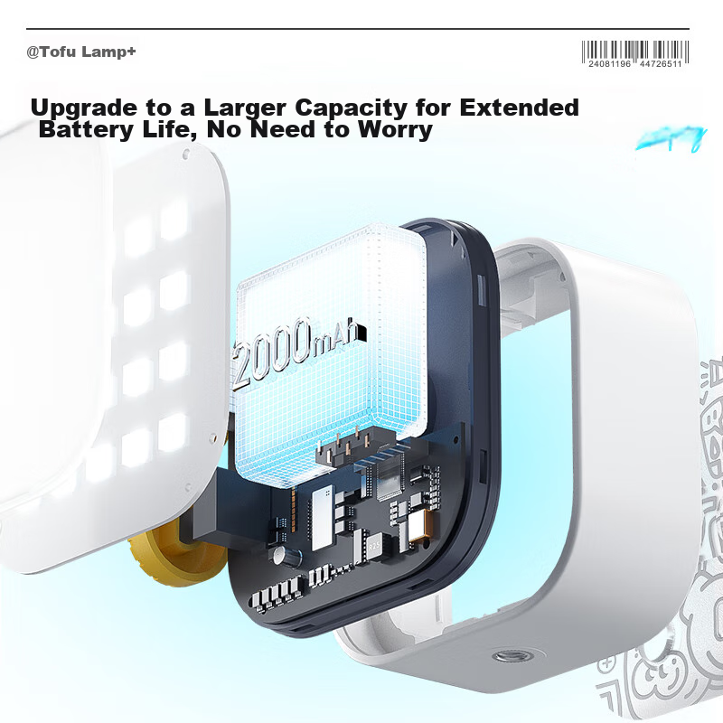 Stande, Tofu Light RGB Pocket Fill Light, Mobile Live Streaming Kit, Beauty LED...