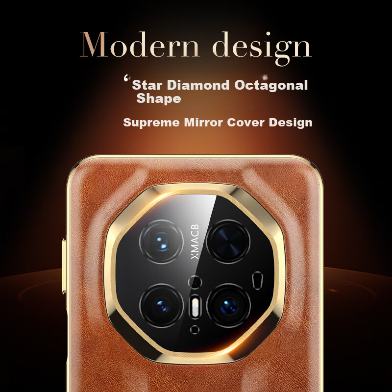 IM-CHEN [Oil Wax Genuine Leather] Phone Case for Huawei Mate 70 Pro Premium Edit...