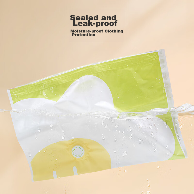 Jingzao Vacuum Compression Storage Bags, Dual-Use for Vacuum And Compression, Cl...